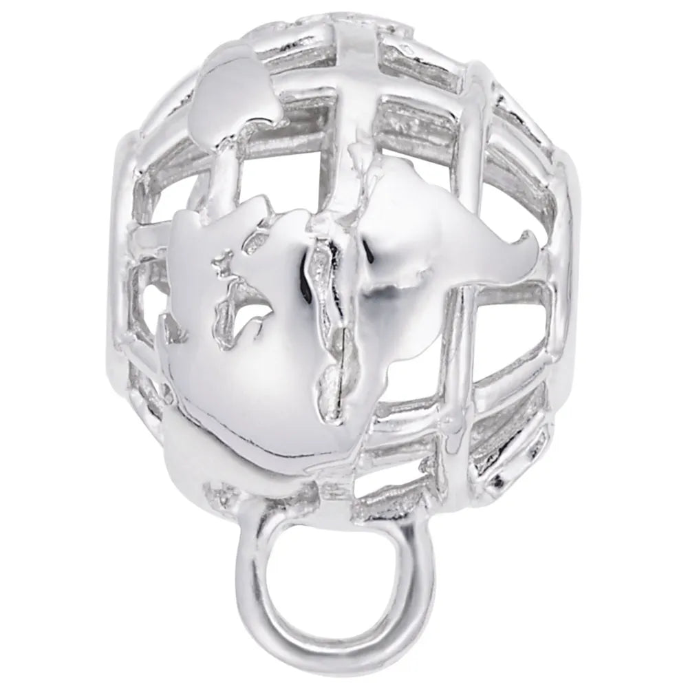 Rembrandt Charms - Globe Charmdrop - 9184 Rembrandt Charms Charm Birmingham Jewelry