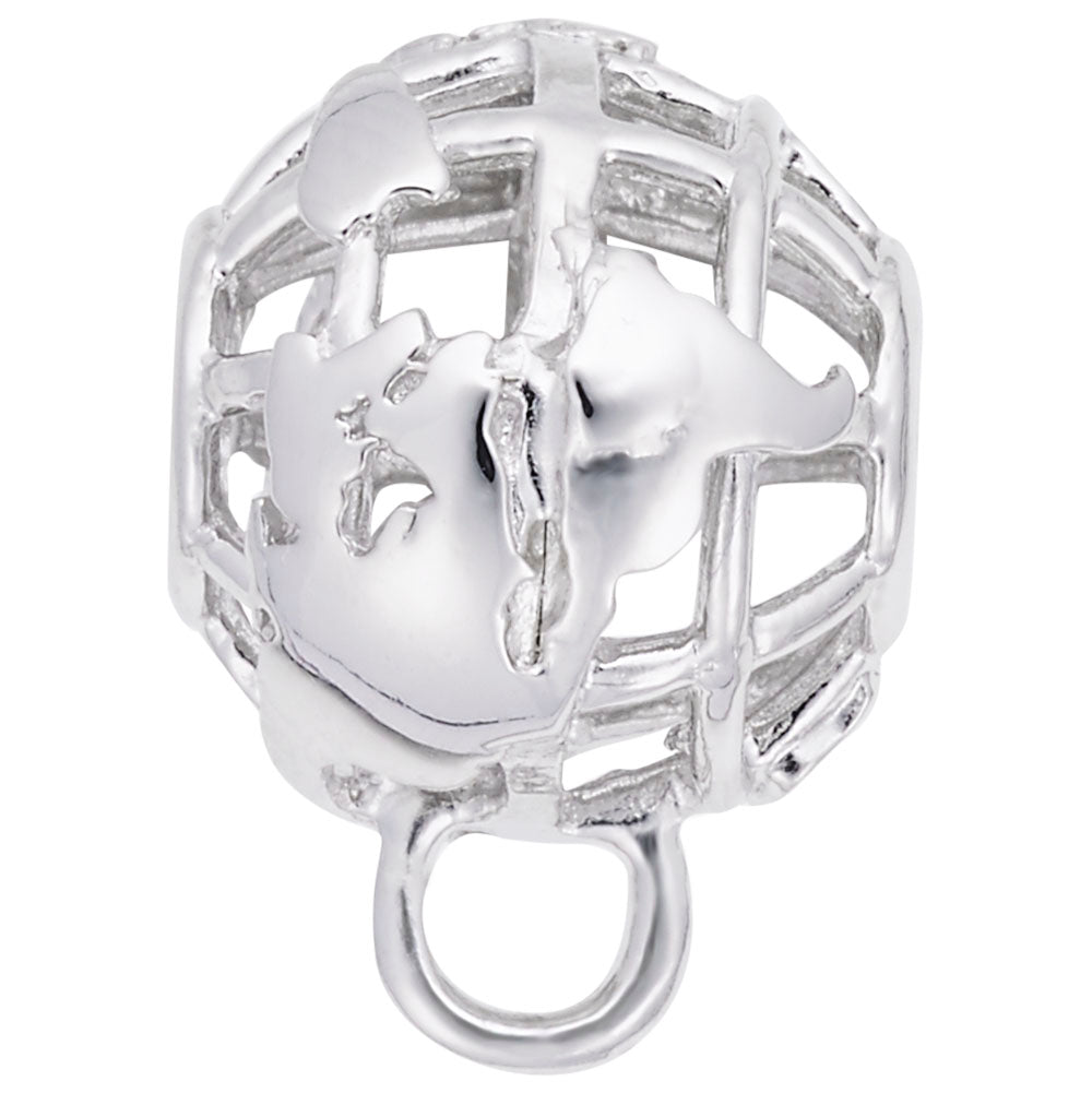 Rembrandt Charms - Globe Charmdrop - 9184 Rembrandt Charms Charm Birmingham Jewelry