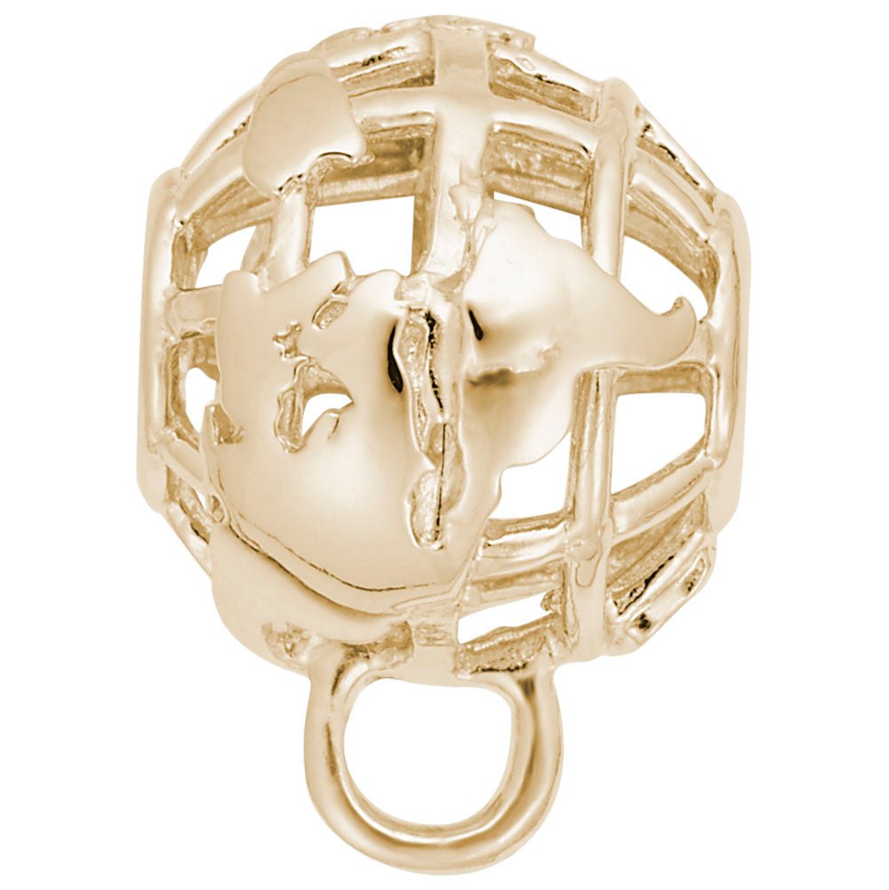 Rembrandt Charms - Globe Charmdrop - 9184 Rembrandt Charms Charm Birmingham Jewelry