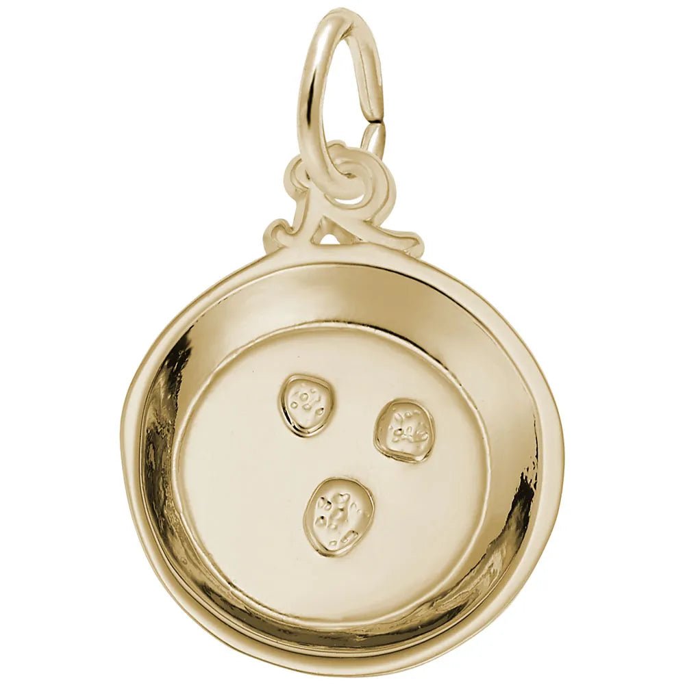 Rembrandt Charms - Gold Pan Charm - 3692 Rembrandt Charms Charm Birmingham Jewelry