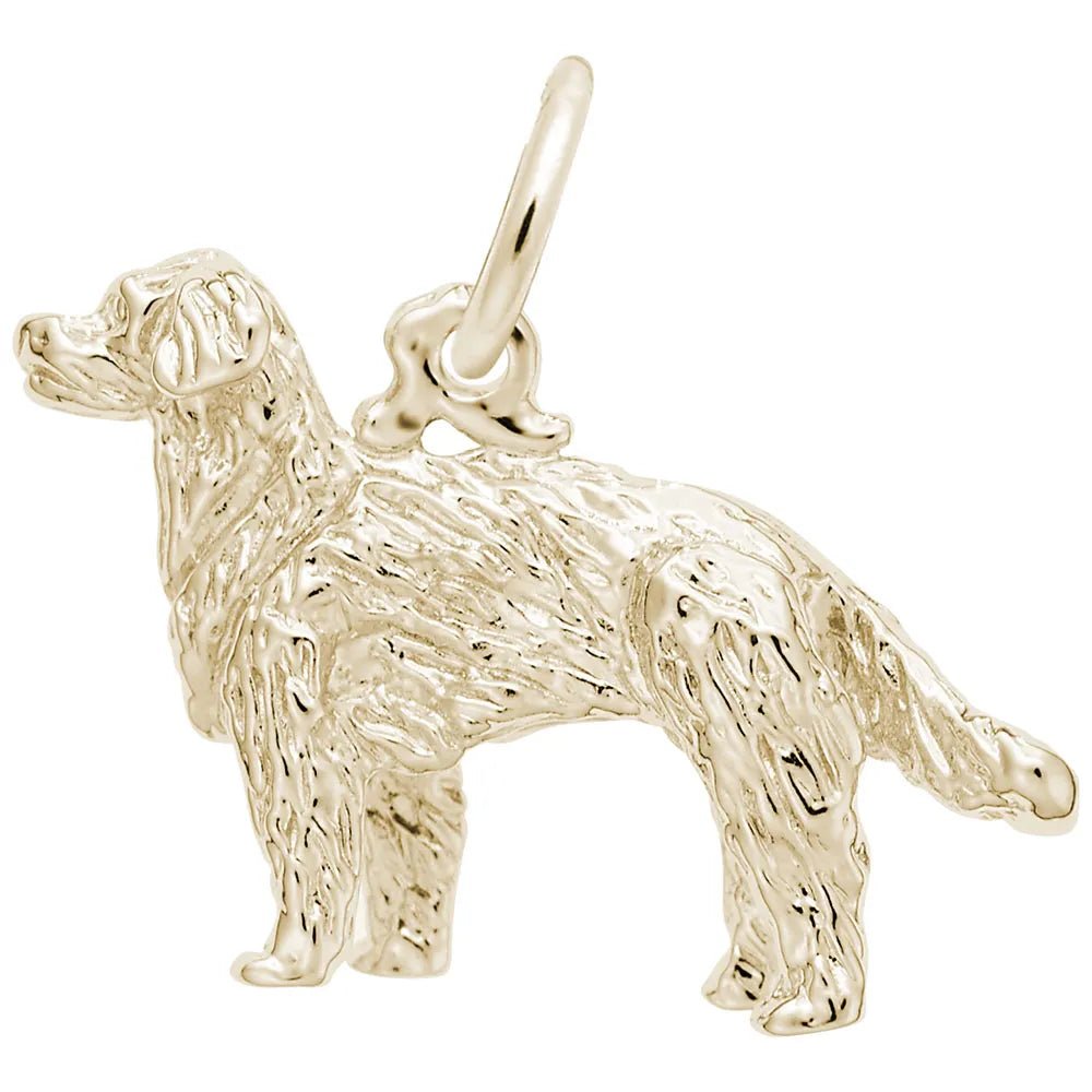 Rembrandt Charms - Golden Retriever Dog Charm - 1097 Rembrandt Charms Charm Birmingham Jewelry