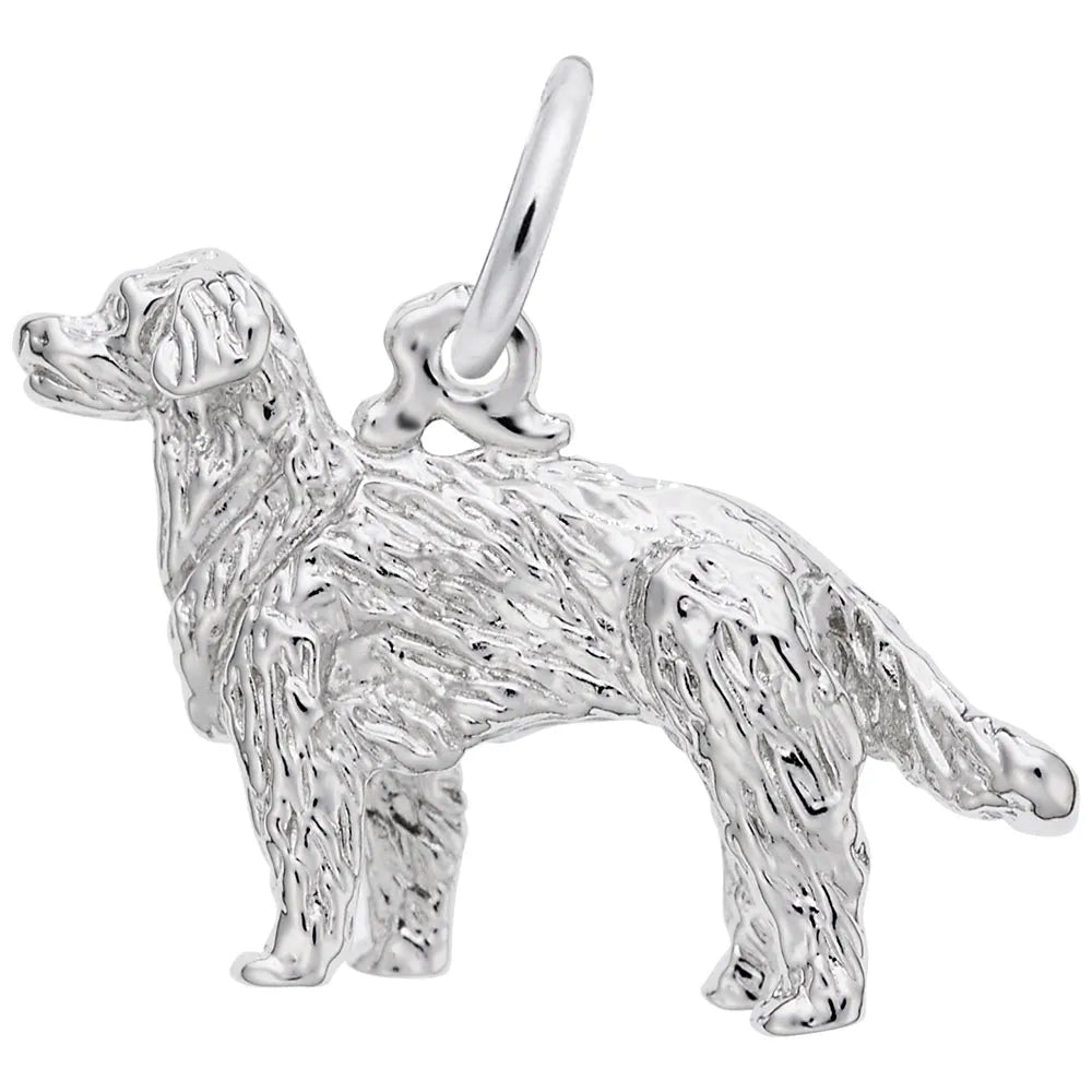 Rembrandt Charms - Golden Retriever Dog Charm - 1097 Rembrandt Charms Charm Birmingham Jewelry