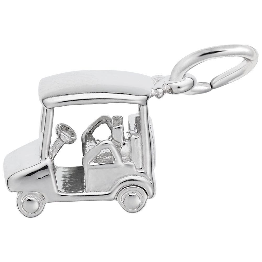 Rembrandt Charms - Golf Cart Charm - 8253 Rembrandt Charms Charm Birmingham Jewelry
