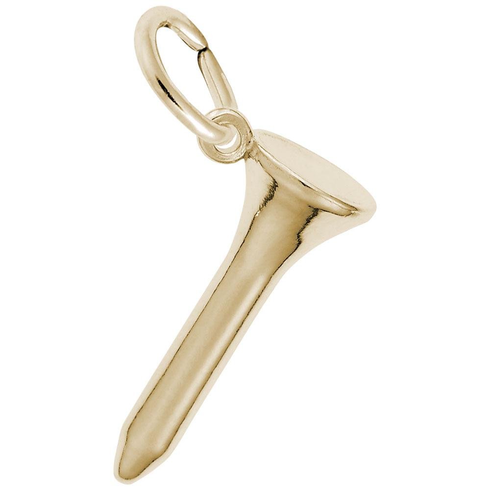 Rembrandt Charms - Golf Tee Charm - 3689 Rembrandt Charms Charm Birmingham Jewelry