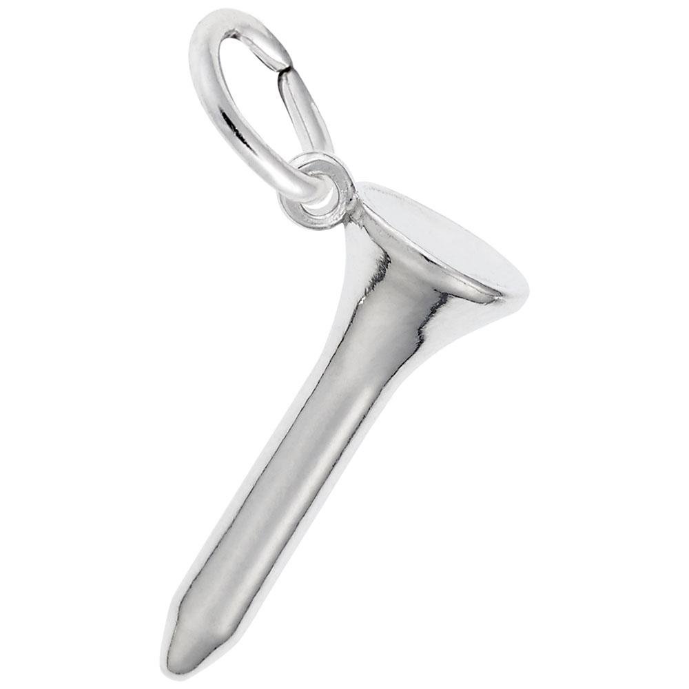 Rembrandt Charms - Golf Tee Charm - 3689 Rembrandt Charms Charm Birmingham Jewelry