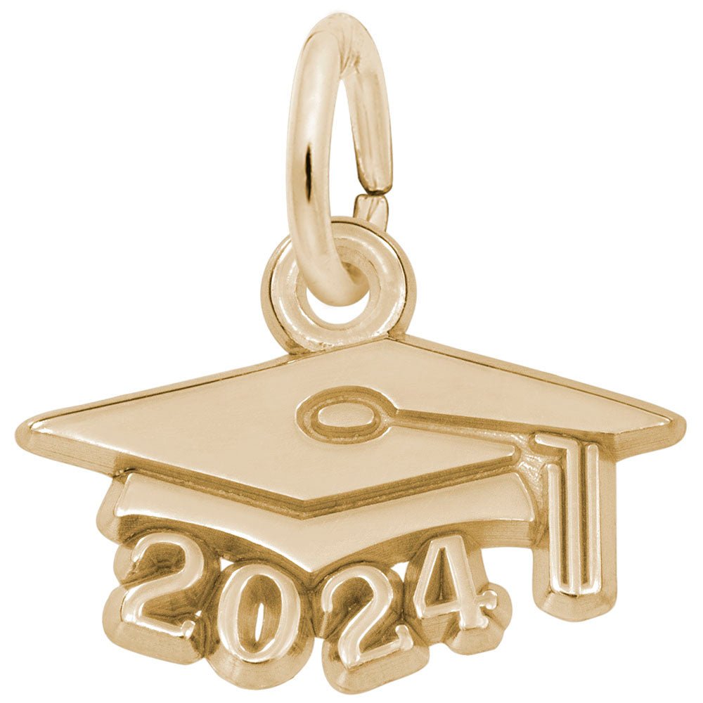 Rembrandt Charms - Grad Cap 2024 Charm - 6754 Rembrandt Charms Charm Birmingham Jewelry