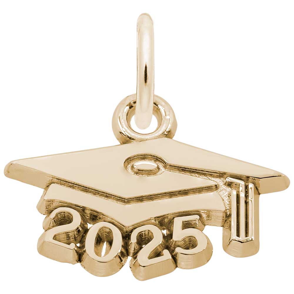Rembrandt Charms - Grad Cap 2025 Charm - 6755 Rembrandt Charms Charm Birmingham Jewelry