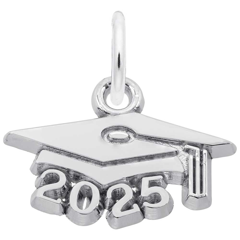 Rembrandt Charms - Grad Cap 2025 Charm - 6755 Rembrandt Charms Charm Birmingham Jewelry