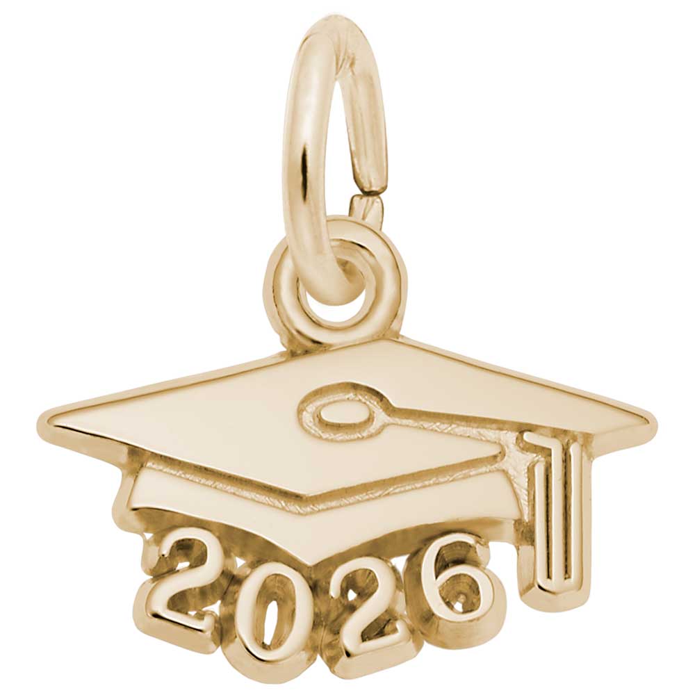 Rembrandt Charms - Grad Cap 2026 Charm - 6756 Rembrandt Charms Charm Birmingham Jewelry