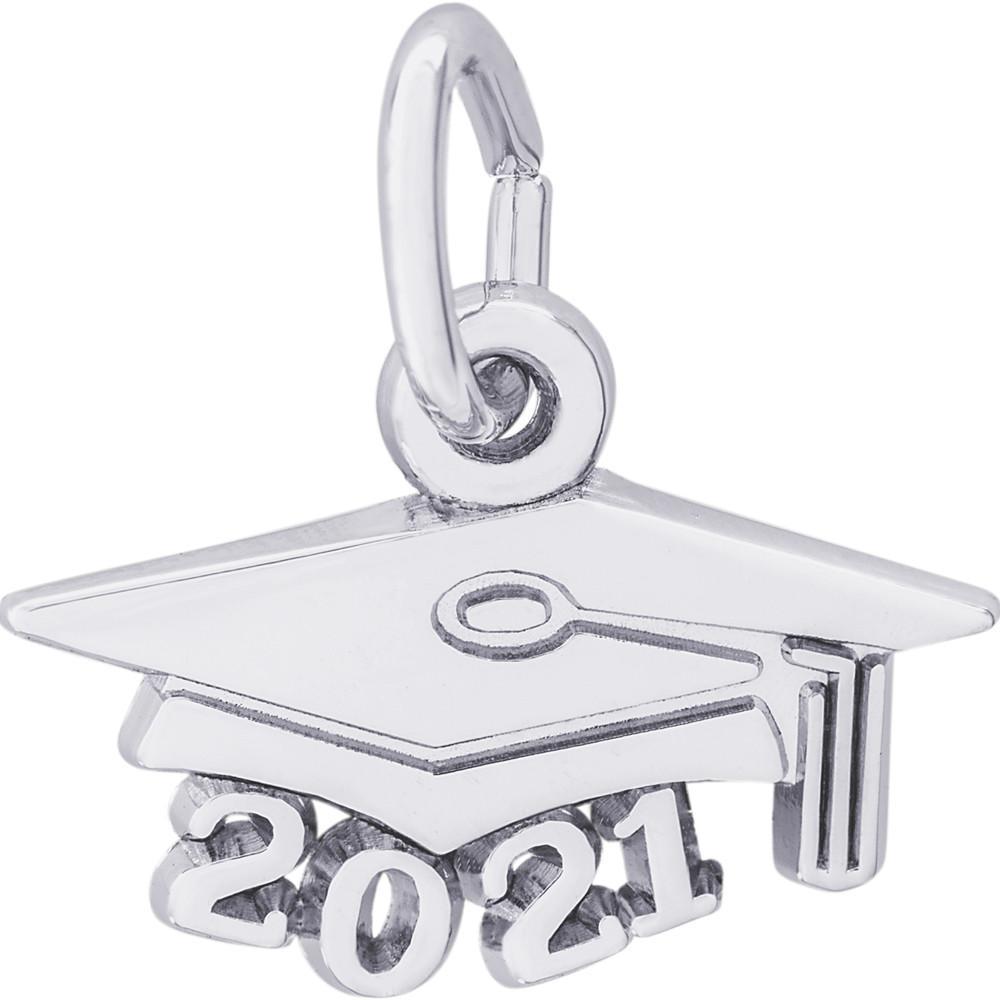 Rembrandt Charms - Grad Cap Accent Charm - 6748 Rembrandt Charms Charm Birmingham Jewelry
