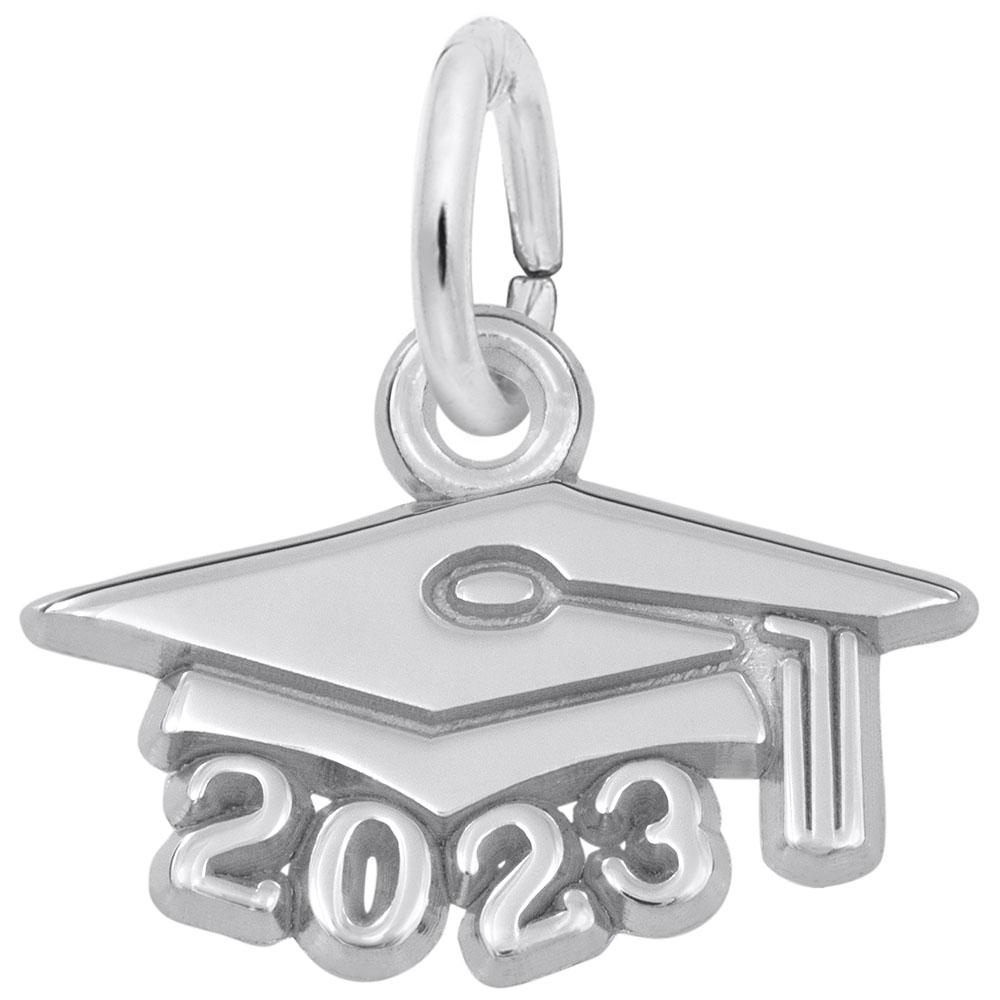 Rembrandt Charms - Grad Cap Accent Charm - 6748 Rembrandt Charms Charm Birmingham Jewelry