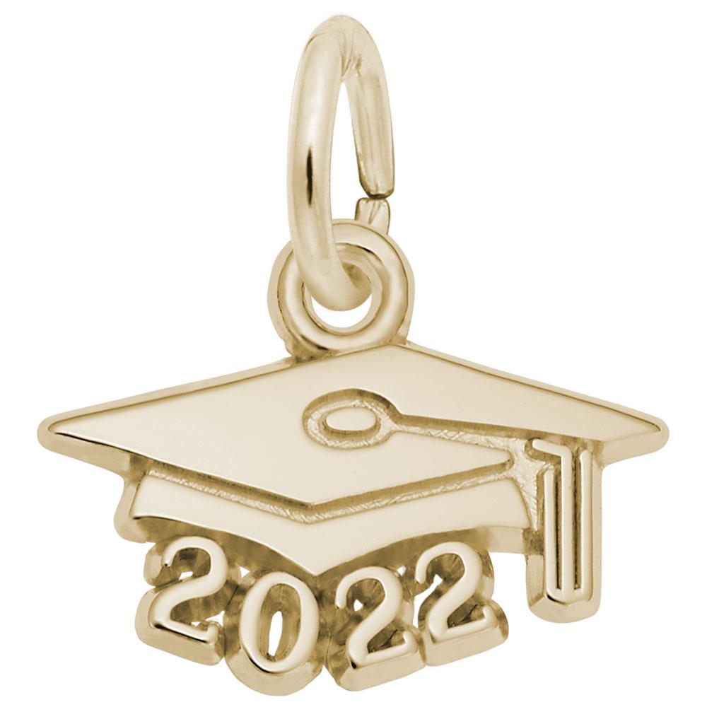 Rembrandt Charms - Grad Cap Accent Charm - 6748 Rembrandt Charms Charm Birmingham Jewelry