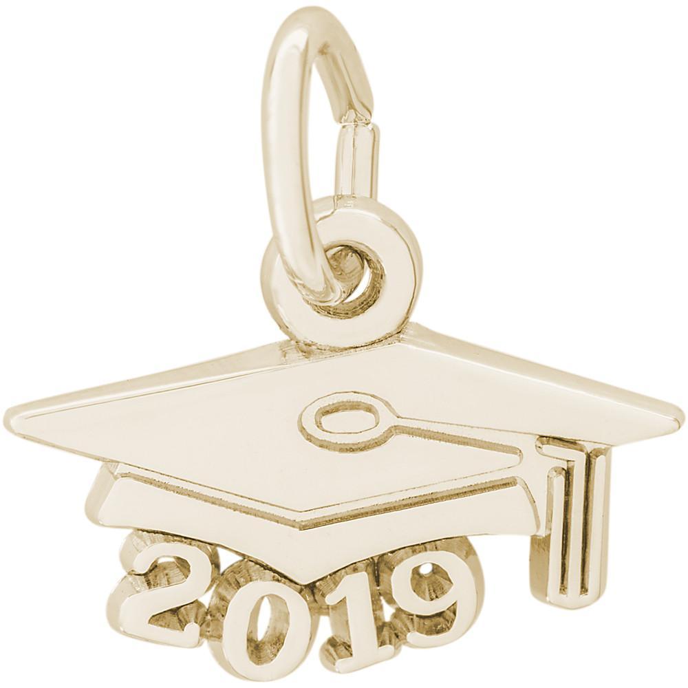 Rembrandt Charms - Grad Cap Accent Charm - 6748 Rembrandt Charms Charm Birmingham Jewelry