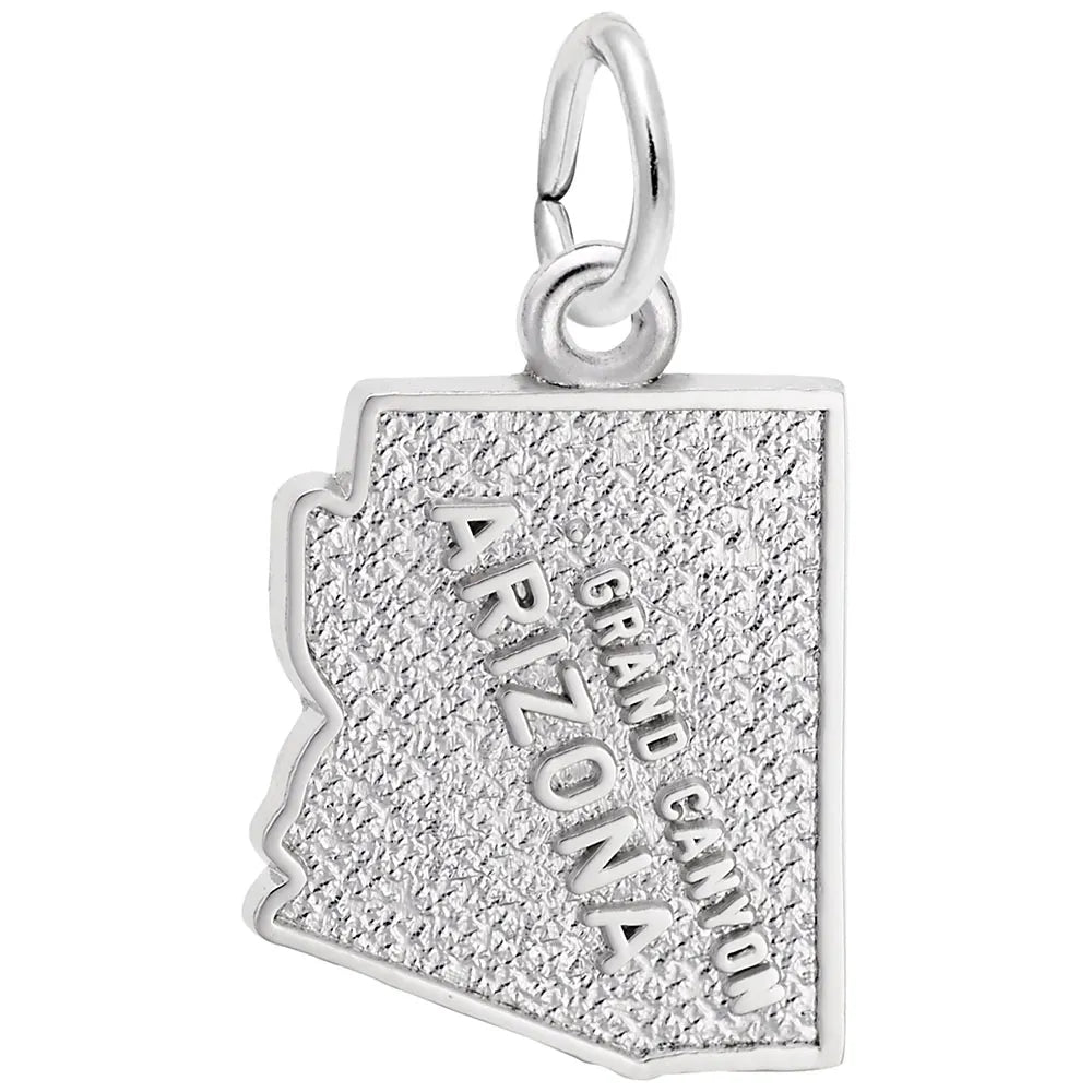 Rembrandt Charms - Grand Canyon Arizona Map Charm - 4456 Rembrandt Charms Charm Birmingham Jewelry