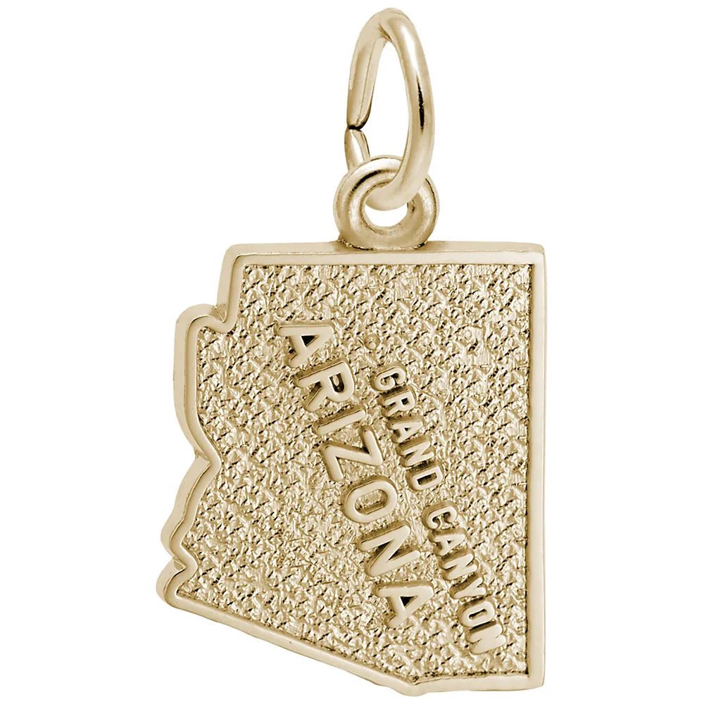 Rembrandt Charms - Grand Canyon Arizona Map Charm - 4456 Rembrandt Charms Charm Birmingham Jewelry