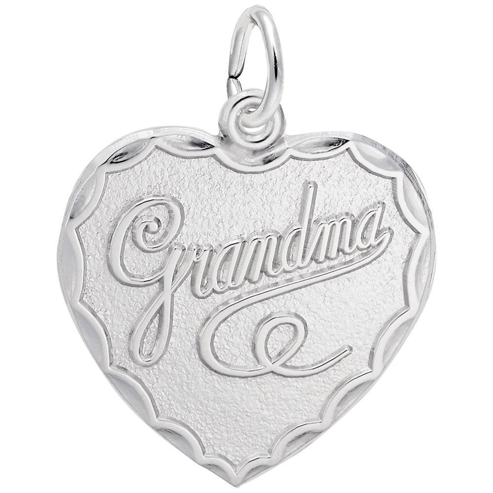 Rembrandt Charms - Grandma heart Charm - 3346 Rembrandt Charms Charm Birmingham Jewelry