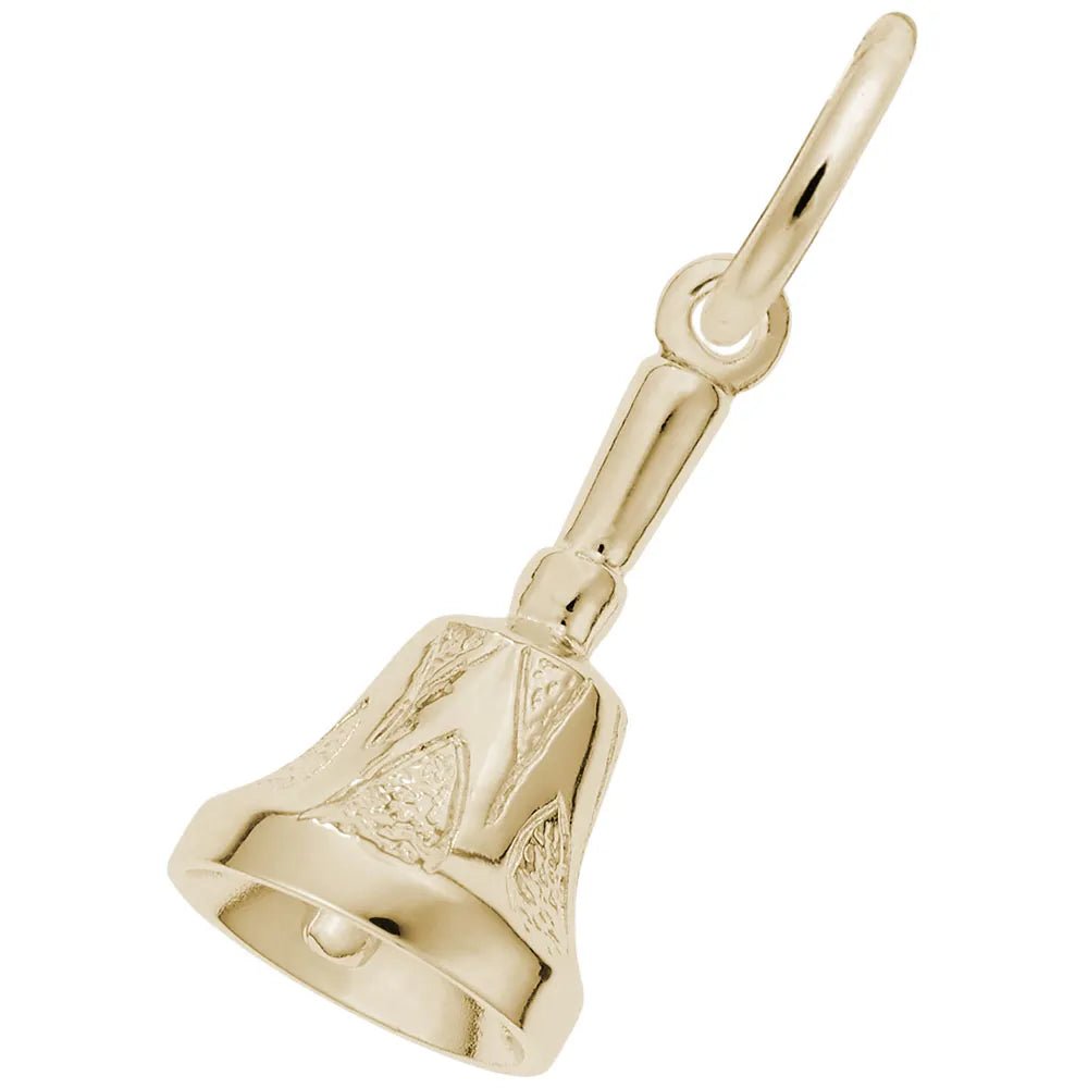 Rembrandt Charms - Hand Bell Charm - 2353 Rembrandt Charms Charm Birmingham Jewelry