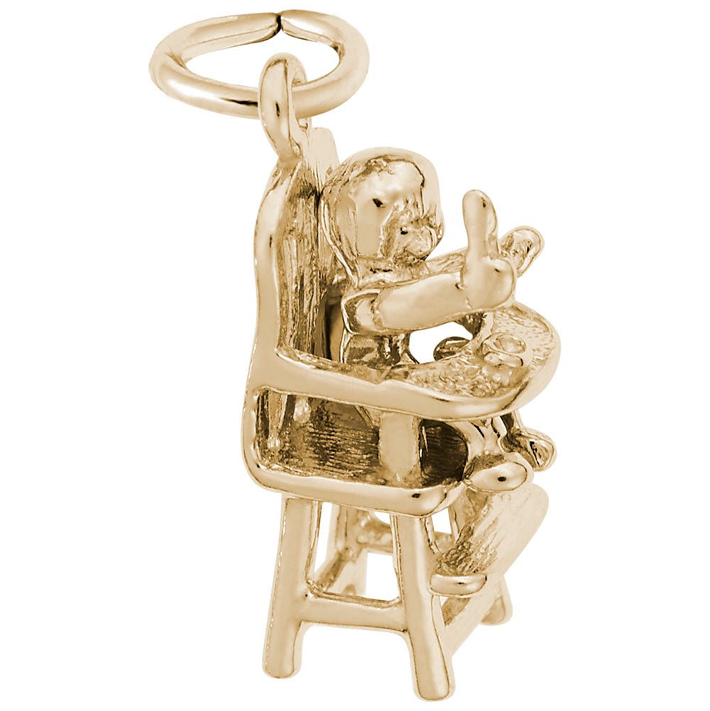 Rembrandt Charms - Highchair Charm - 0645 Rembrandt Charms Charm Birmingham Jewelry