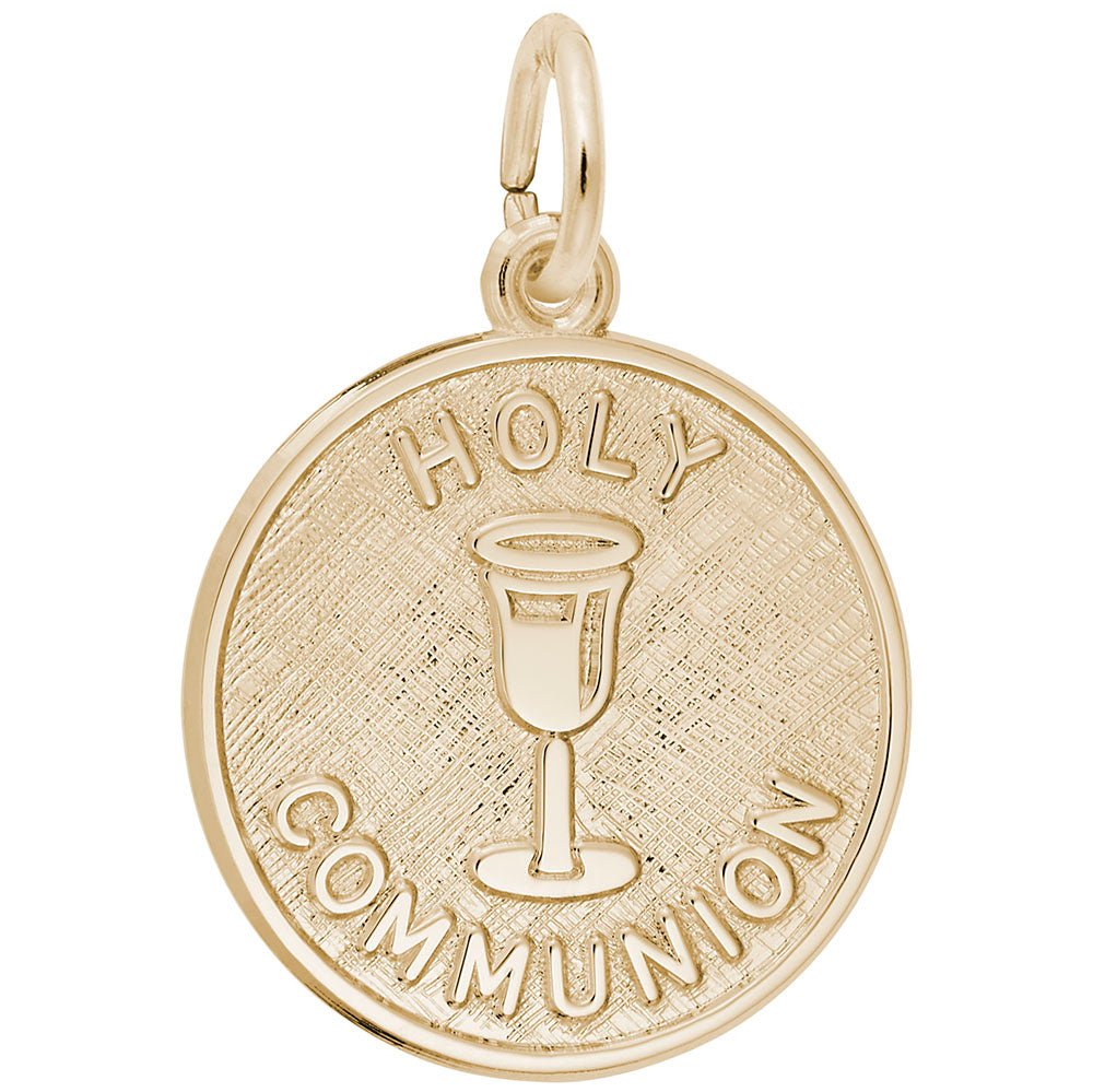 Rembrandt Charms - Holy Communion Disc Charm - 3543 Rembrandt Charms Charm Birmingham Jewelry