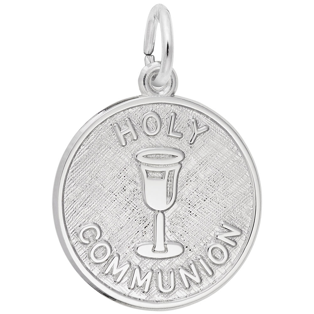 Rembrandt Charms - Holy Communion Disc Charm - 3543 Rembrandt Charms Charm Birmingham Jewelry