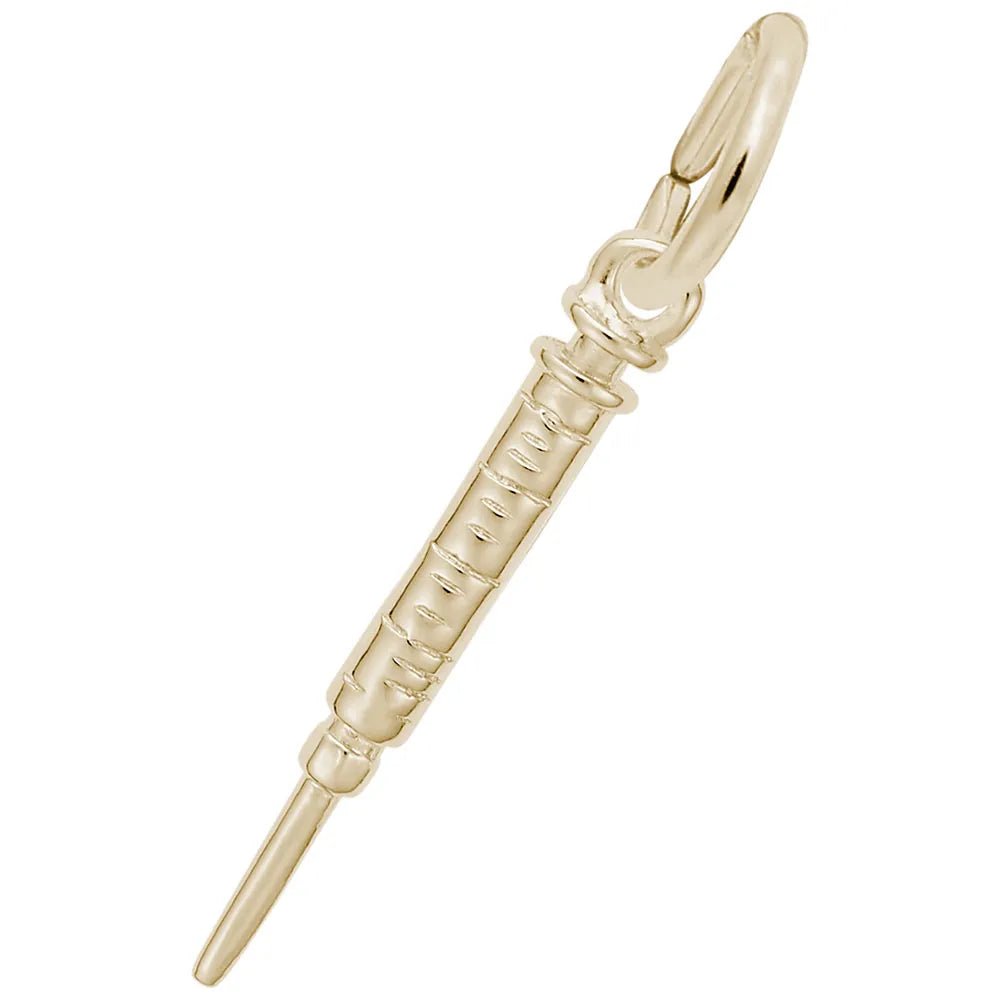 Rembrandt Charms - Hypodermic Needle Accent Charm - 2275 Rembrandt Charms Charm Birmingham Jewelry