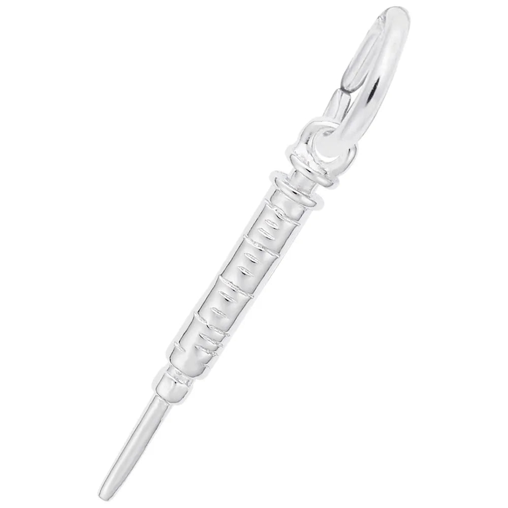 Rembrandt Charms - Hypodermic Needle Accent Charm - 2275 Rembrandt Charms Charm Birmingham Jewelry