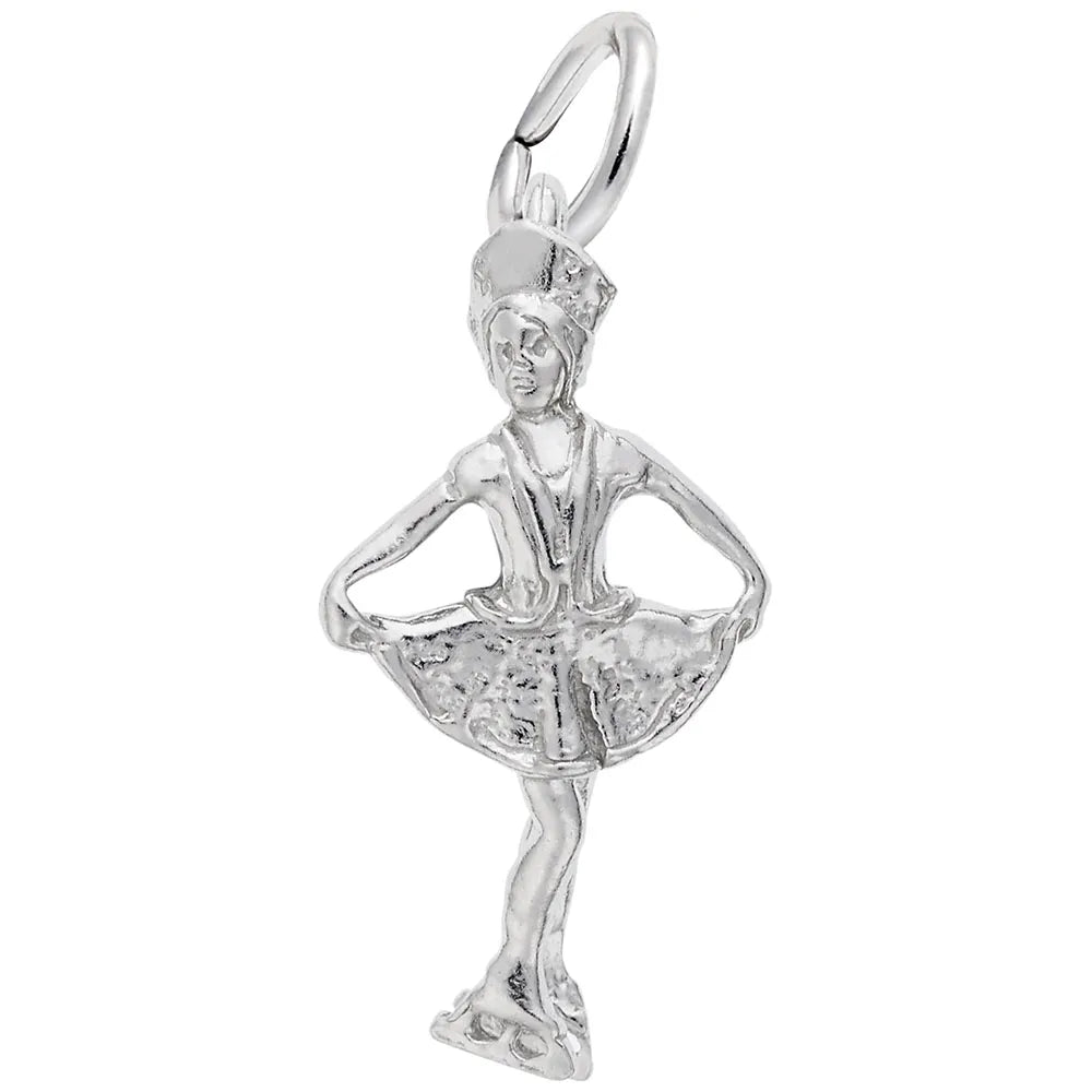 Rembrandt Charms - Ice Skater Charm - 1764 Rembrandt Charms Charm Birmingham Jewelry