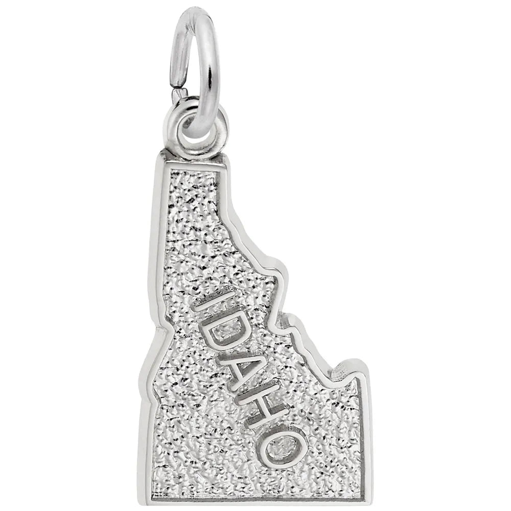 Rembrandt Charms - Idaho Map Charm - 3616 Rembrandt Charms Charm Birmingham Jewelry