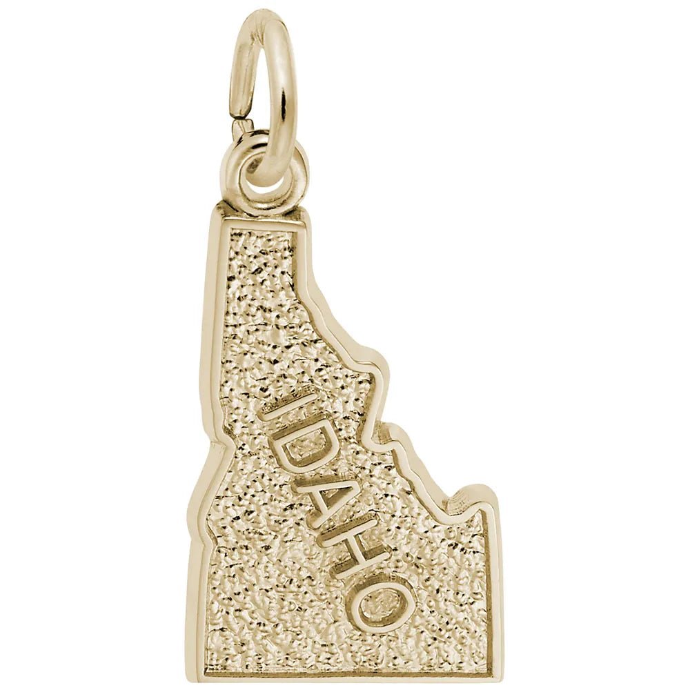 Rembrandt Charms - Idaho Map Charm - 3616 Rembrandt Charms Charm Birmingham Jewelry
