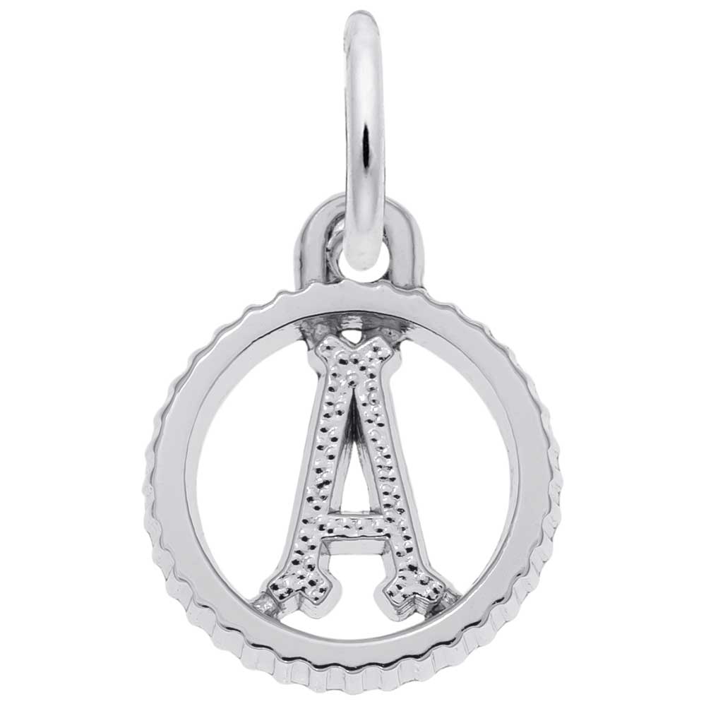 Rembrandt Charms - INITIAL A - 4190-001 Rembrandt Charms Charm Birmingham Jewelry