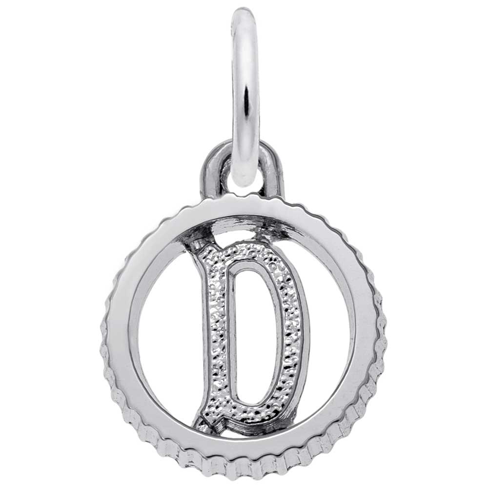 Rembrandt Charms - INITIAL D - 4190-004 Rembrandt Charms Charm Birmingham Jewelry