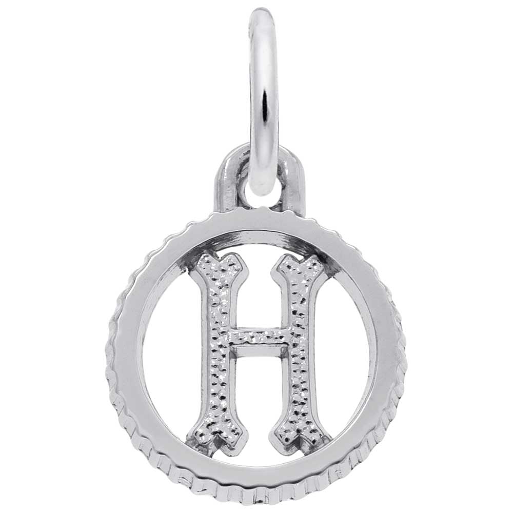 Rembrandt Charms - INITIAL H - 4190-008 Rembrandt Charms Charm Birmingham Jewelry