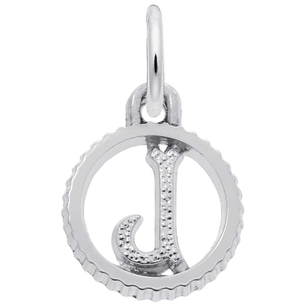 Rembrandt Charms - INITIAL J - 4190-010 Rembrandt Charms Charm Birmingham Jewelry
