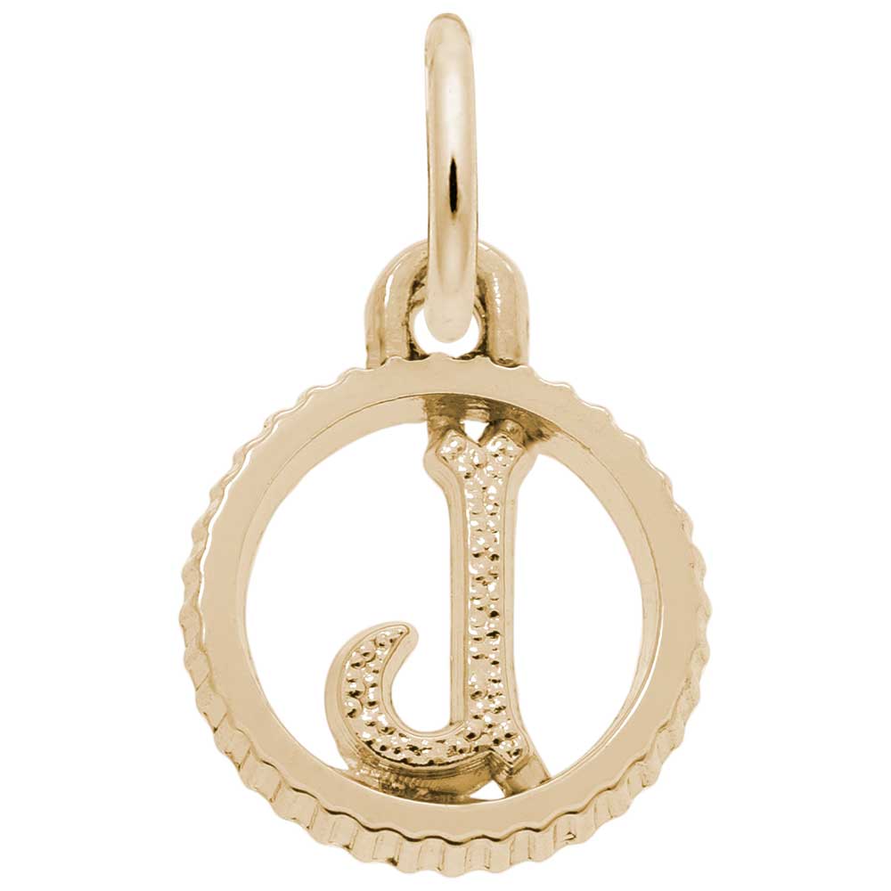 Rembrandt Charms - INITIAL J - 4190-010 Rembrandt Charms Charm Birmingham Jewelry
