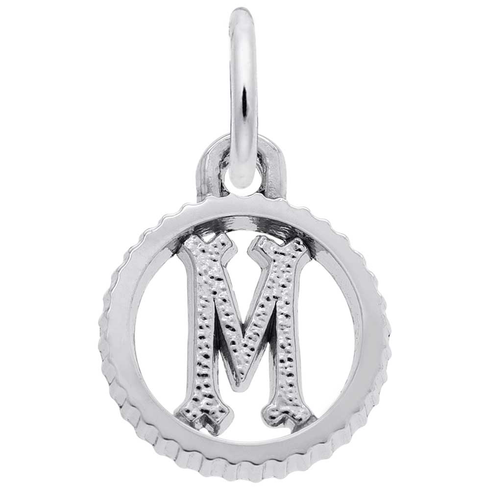 Rembrandt Charms - INITIAL M - 4190-013 Rembrandt Charms Charm Birmingham Jewelry