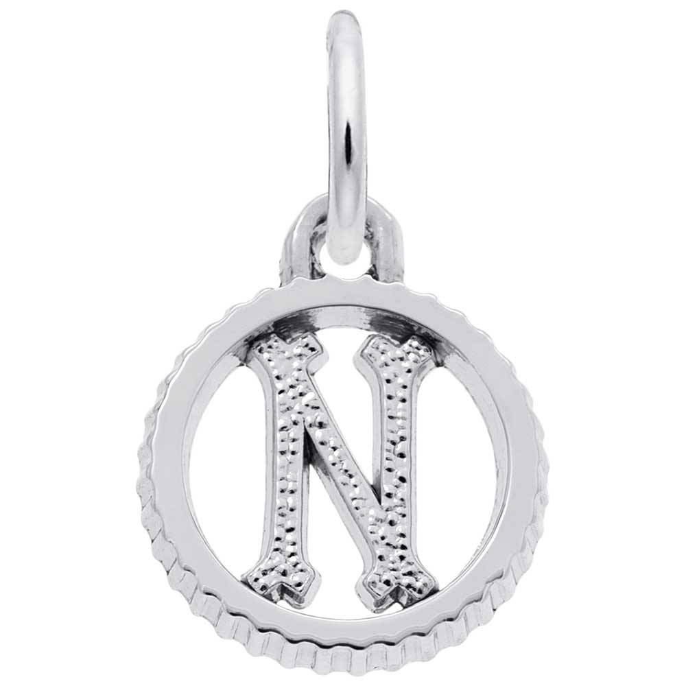 Rembrandt Charms - INITIAL N - 4190-014 Rembrandt Charms Charm Birmingham Jewelry