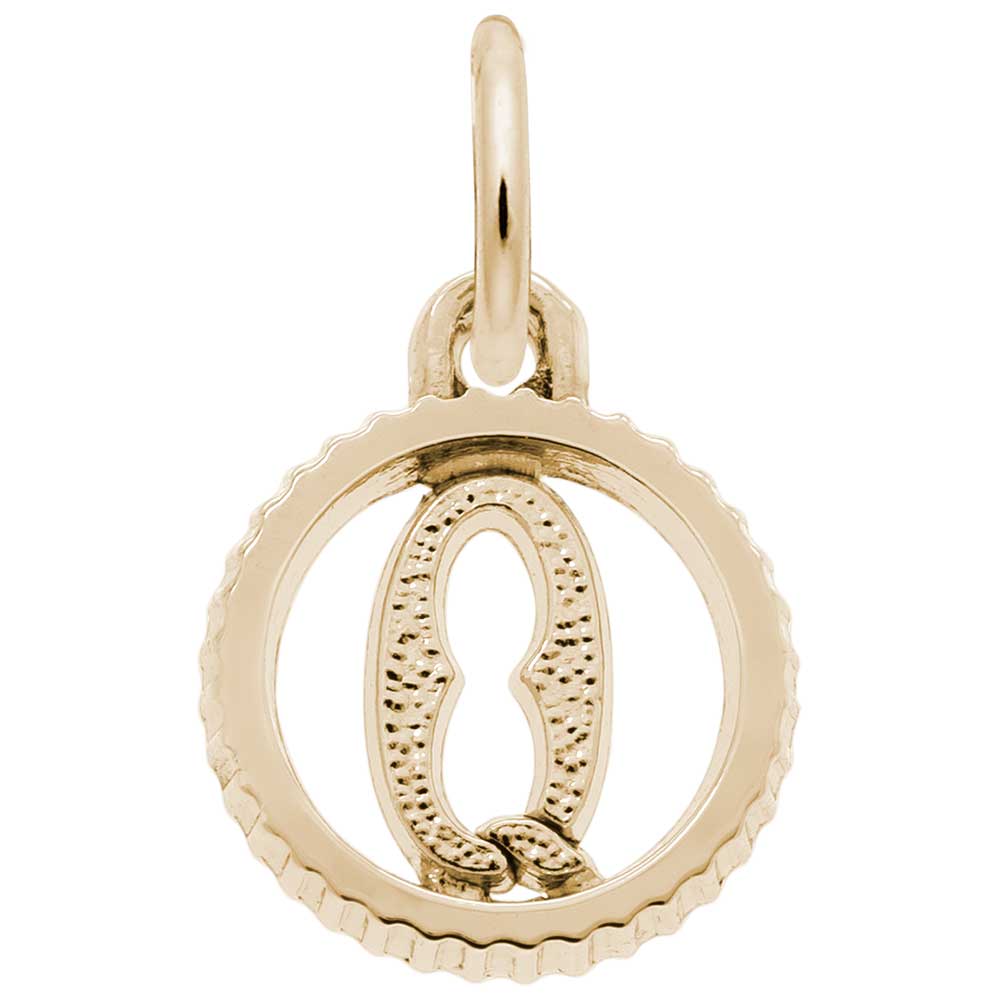 Rembrandt Charms - INITIAL Q - 4190-017 Rembrandt Charms Charm Birmingham Jewelry