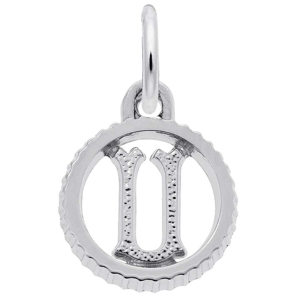 Rembrandt Charms - INITIAL U - 4190-021 Rembrandt Charms Charm Birmingham Jewelry