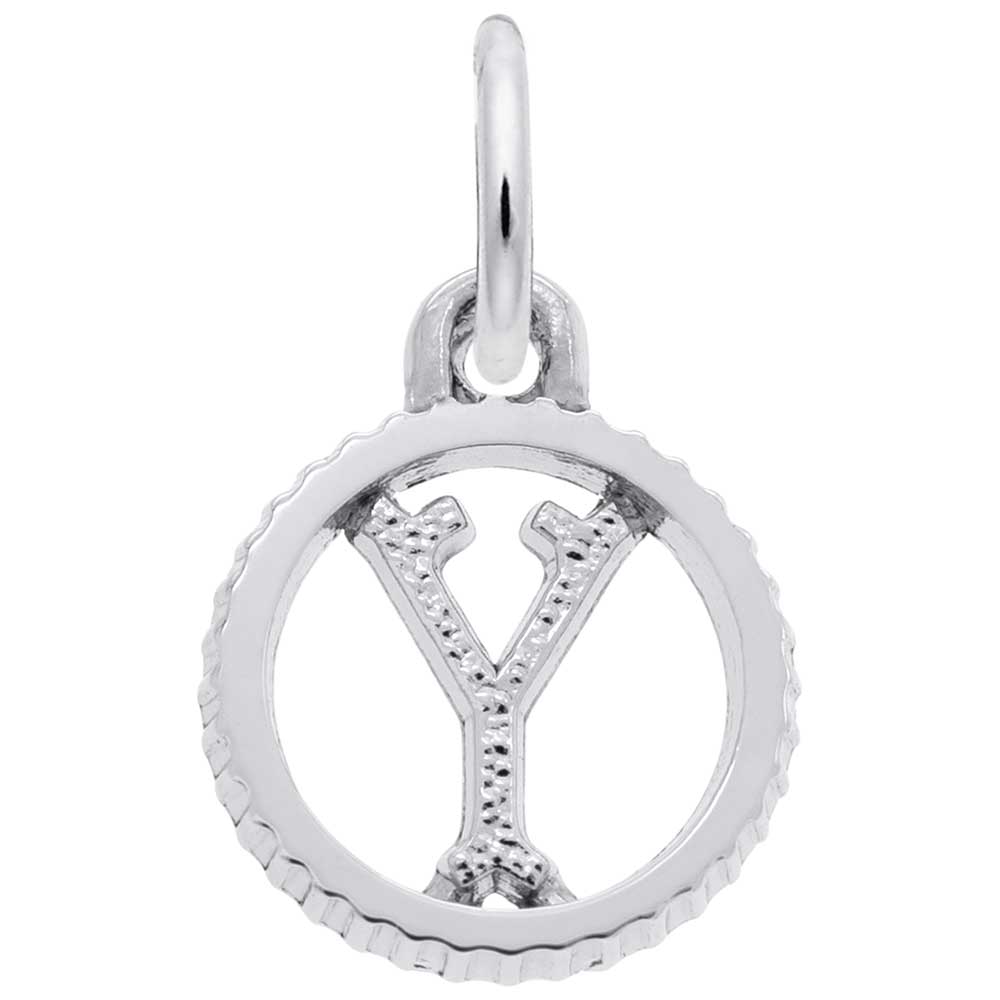 Rembrandt Charms - INITIAL Y - 4190-025 Rembrandt Charms Charm Birmingham Jewelry