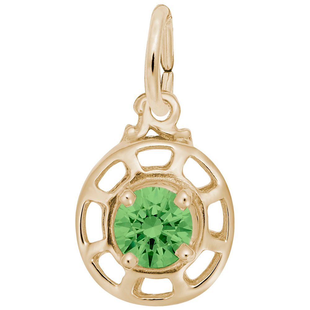 Rembrandt Charms - Insightful August Charm - 1580-008 Rembrandt Charms Charm Birmingham Jewelry