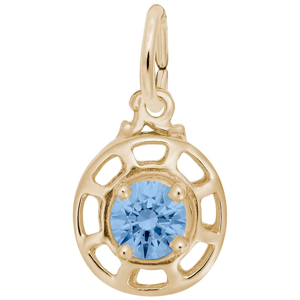 Rembrandt Charms - Insightful December Charm - 1580-012 Rembrandt Charms Charm Birmingham Jewelry