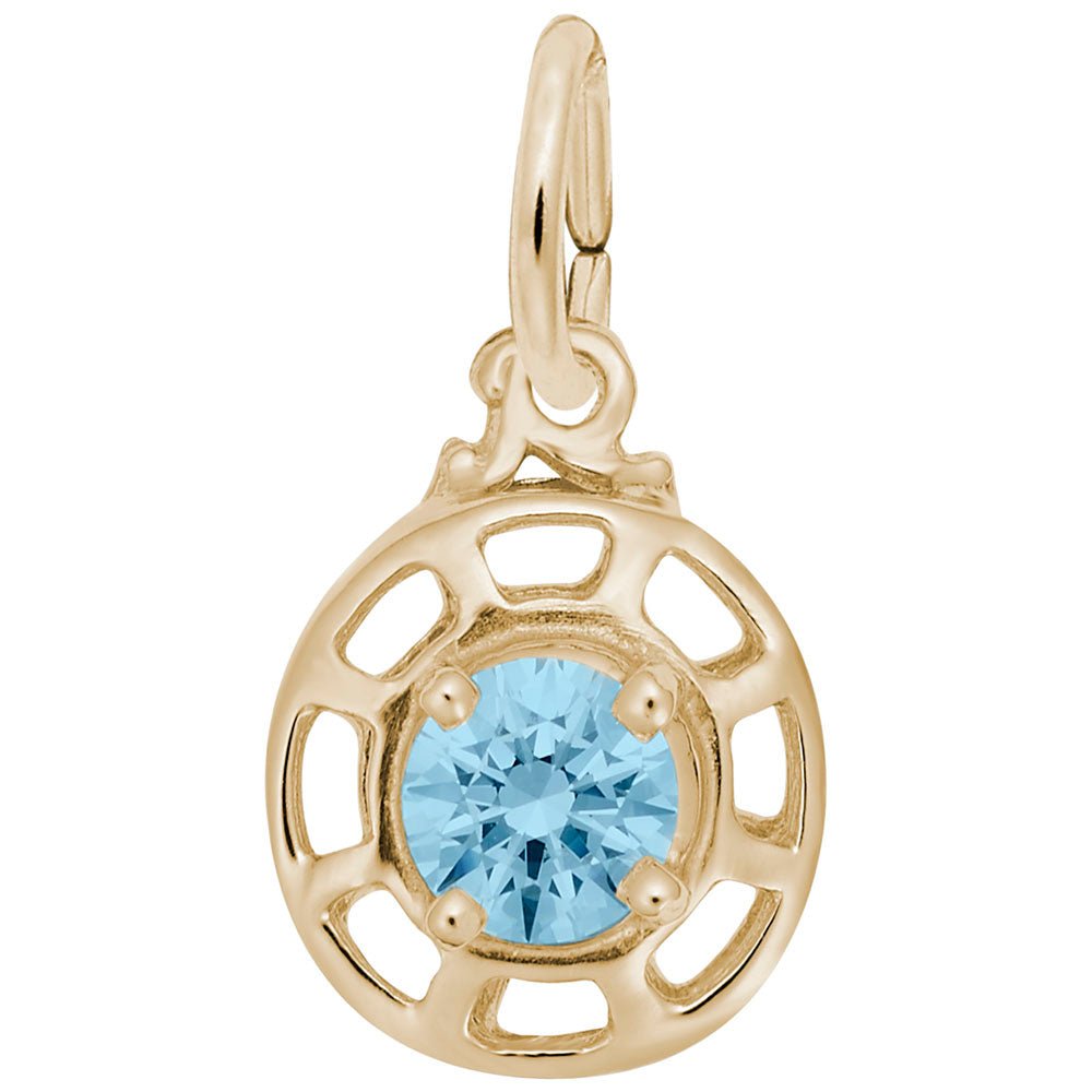 Rembrandt Charms - Insightful March Charm - 1580-003 Rembrandt Charms Charm Birmingham Jewelry