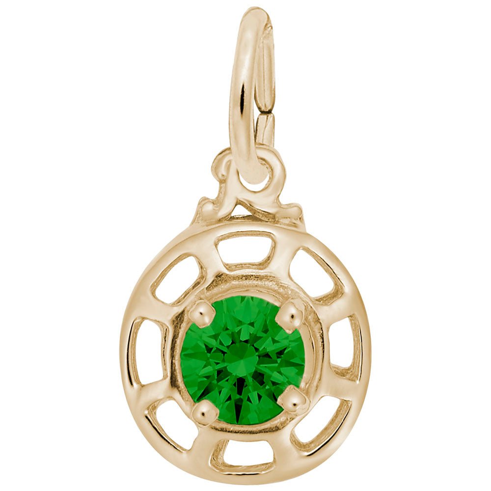 Rembrandt Charms - Insightful May Charm - 1580-005 Rembrandt Charms Charm Birmingham Jewelry