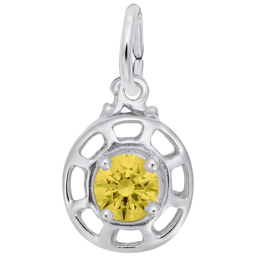 Rembrandt Charms - Insightful November Charm - 1580-011 Rembrandt Charms Charm Birmingham Jewelry