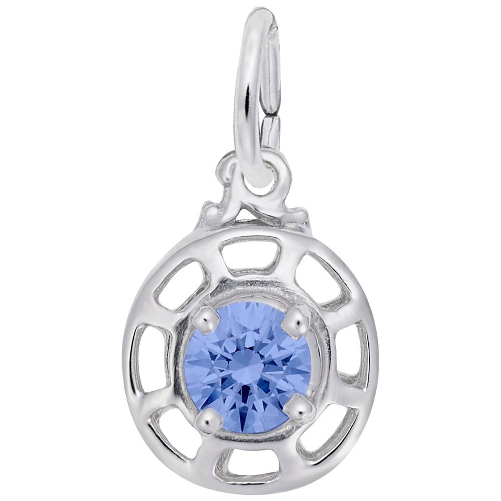 Rembrandt Charms - Insightful September Charm - 1580-009 Rembrandt Charms Charm Birmingham Jewelry