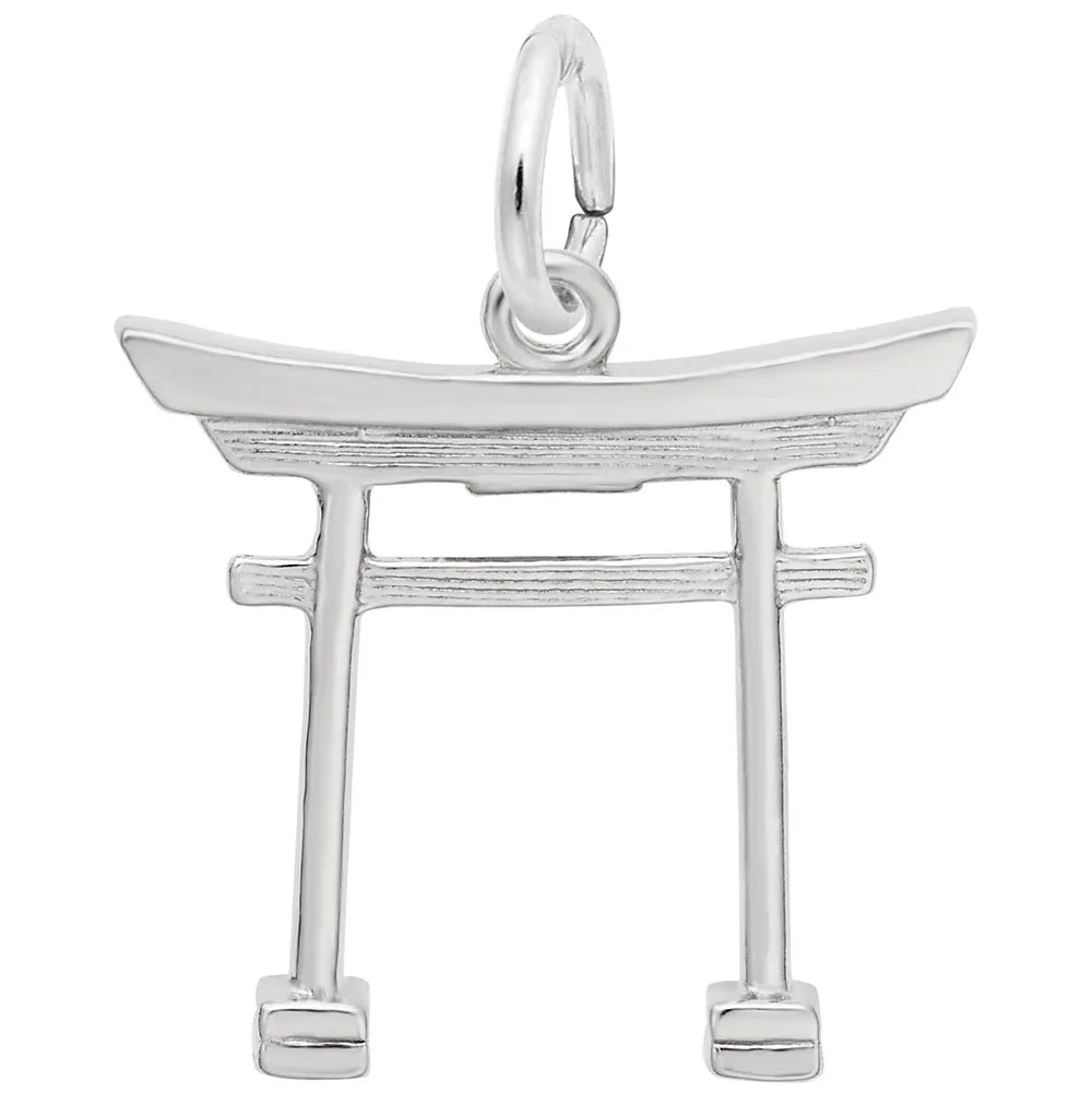 Rembrandt Charms - Japanese Torii Gate Charm - 1491 Rembrandt Charms Charm Birmingham Jewelry