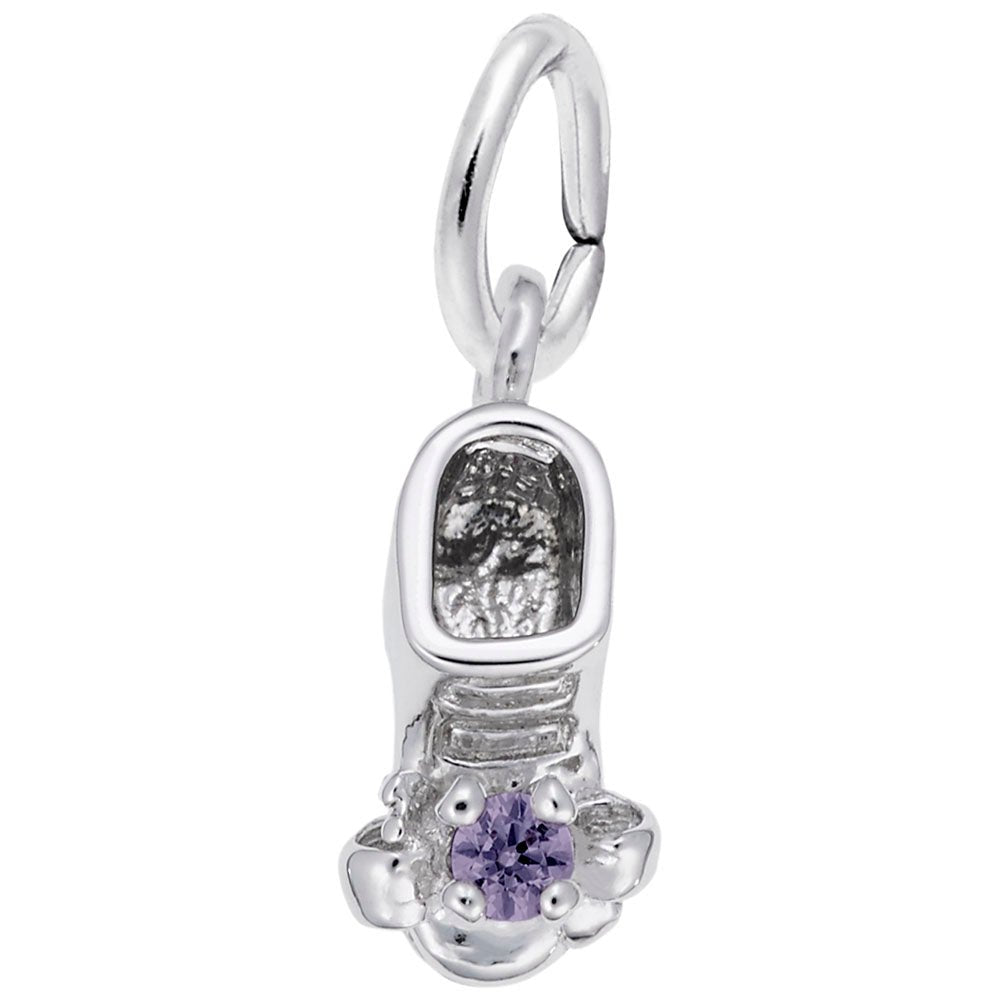 Rembrandt Charms - June Baby Bootie Charm - 0473-006 Rembrandt Charms Charm Birmingham Jewelry