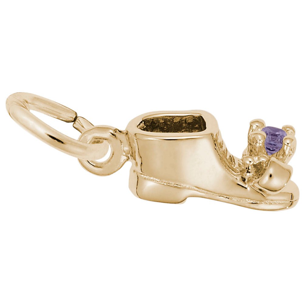 Rembrandt Charms - June Baby Bootie Charm - 0473-006 Rembrandt Charms Charm Birmingham Jewelry