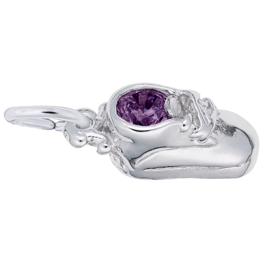 Rembrandt Charms - June Baby Shoe Charm - 2734-006 Rembrandt Charms Charm Birmingham Jewelry