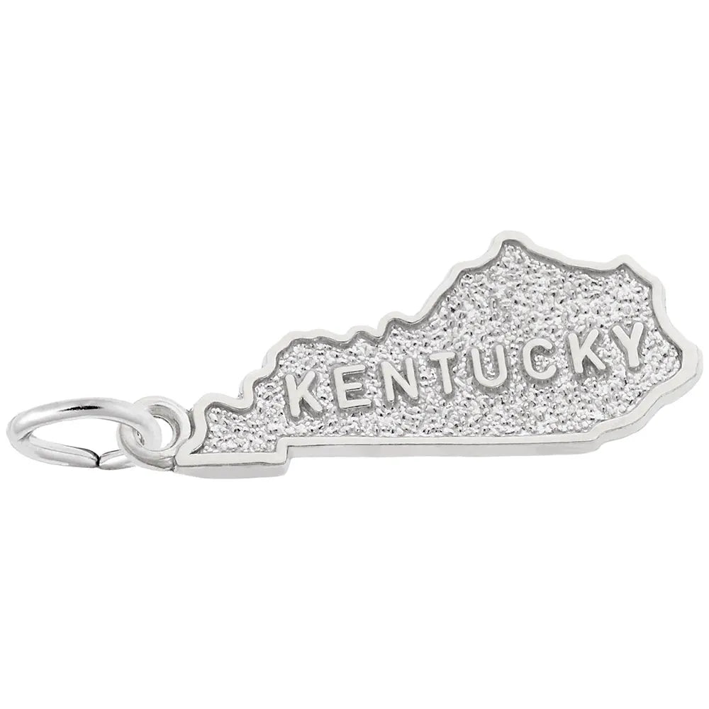 Rembrandt Charms - Kentucky Map Charm - 3397 Rembrandt Charms Charm Birmingham Jewelry